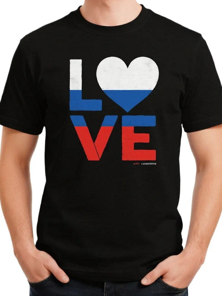 Russian Flag Love Gift Souvenir T-Shirt 100% Cotton O-Neck Short Sleeve Summer Casual Mens T-shirt Streetwear
Russian Flag Love Gift Souvenir T-Shirt 100% Cotton O-Neck Short Sleeve Summer Casual Mens T-shirt Streetwear