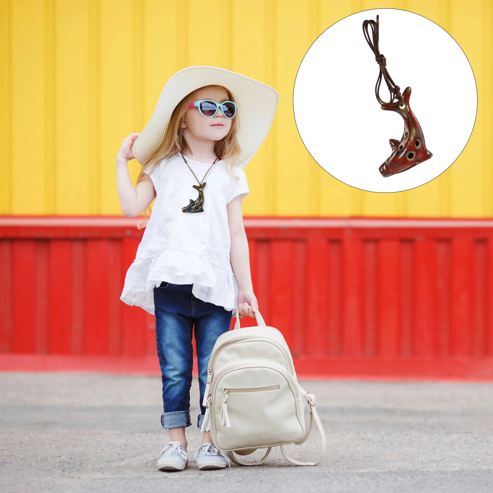 Alto Pottery Ocarina Dolphin Beginner Creative Wind Instrument Beautiful Sound Durability Uniform Resonance
Alto Pottery Ocarina Dolphin Beginner Creative Wind Instrument Beautiful Sound Durability Uniform Resonance