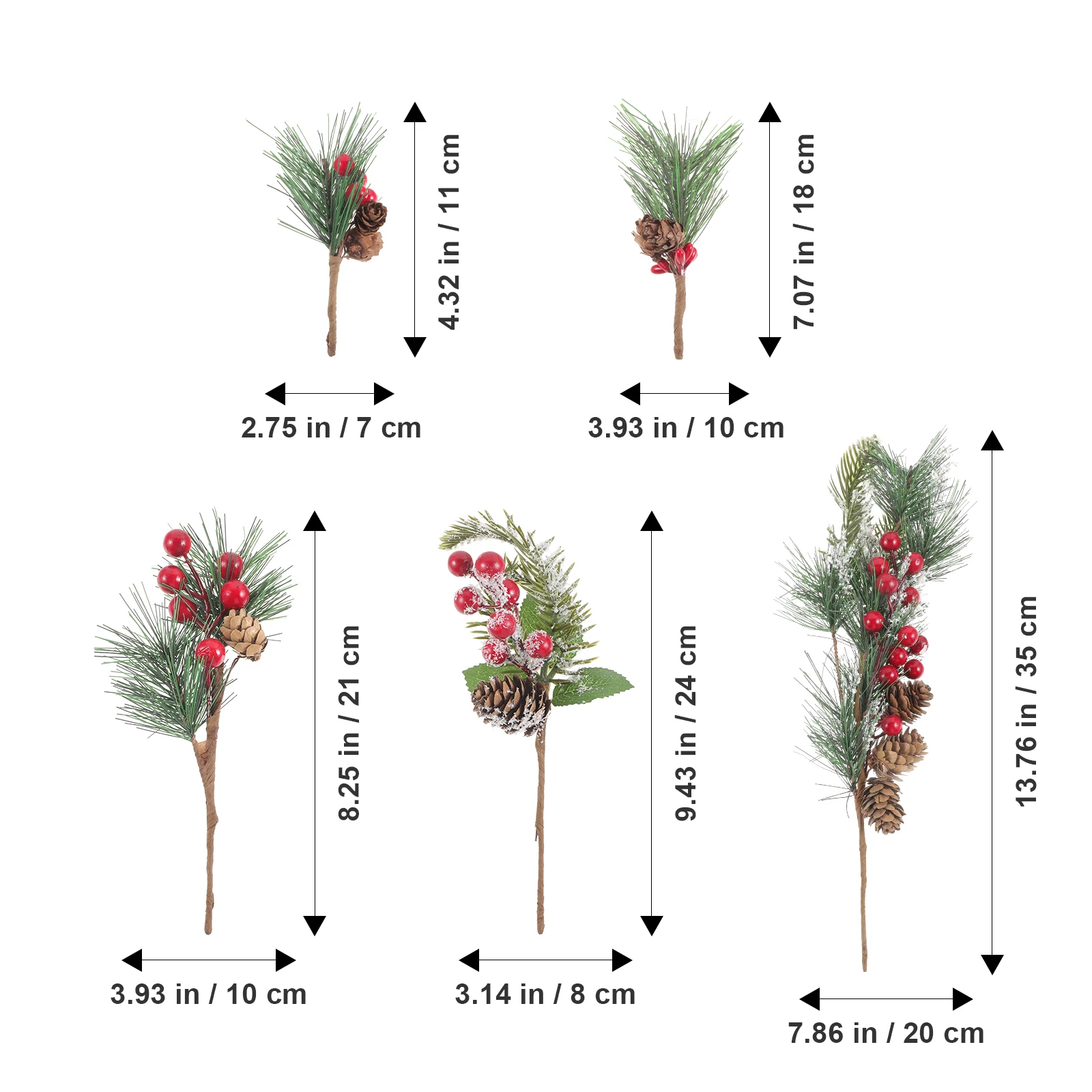1 Set Artificial Christmas Pine Picks Bright Simulation Berry Decor Holiday Diy Crafts Table Centerpiece Xmas Party Decoration
1 Set Artificial Christmas Pine Picks Bright Simulation Berry Decor Holiday Diy Crafts Table Centerpiece Xmas Party Decoration