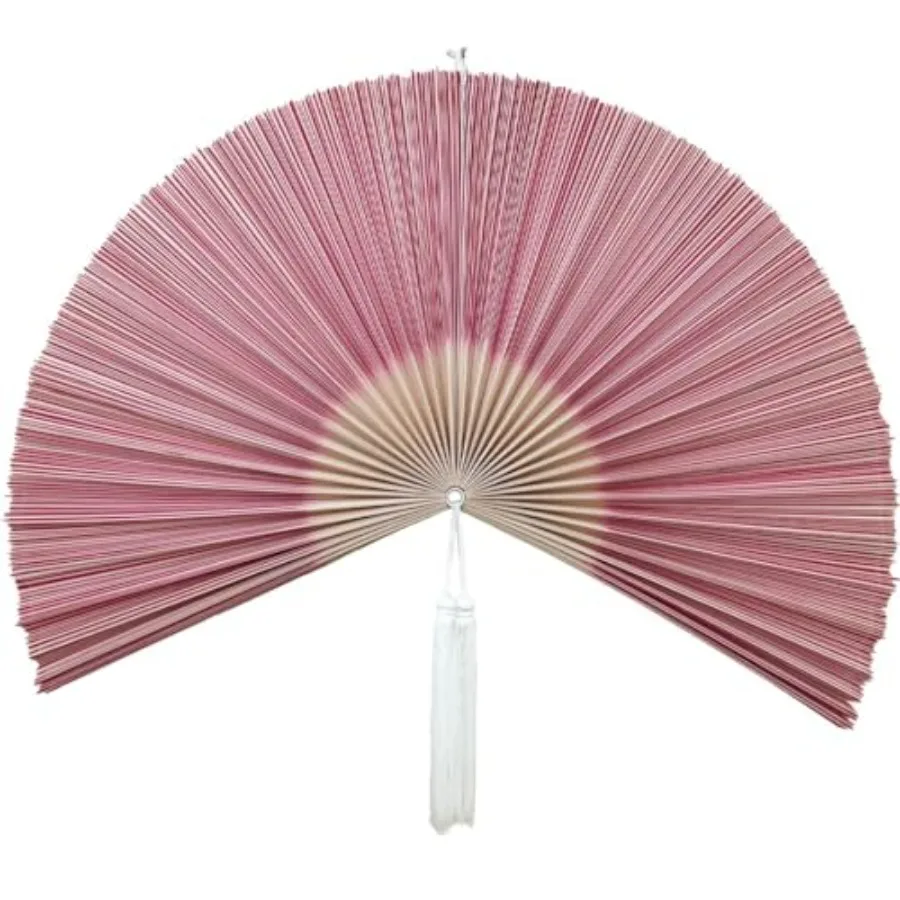 Boho bedroom wall decor: large bamboo folding fan in natural tan, lightweight and airy for over-bed or headboard hanging
Boho bedroom wall decor: large bamboo folding fan in natural tan, lightweight and airy for over-bed or headboard hanging