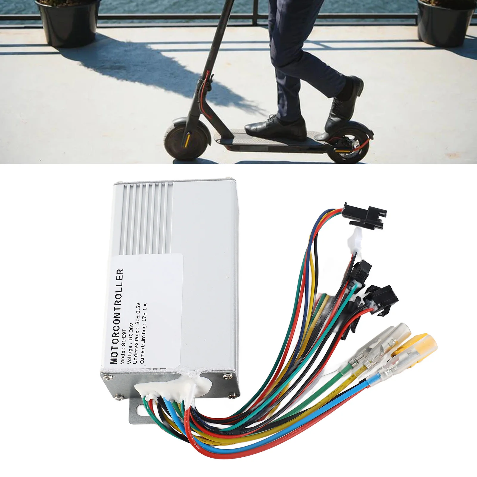 Electric Scooter Controller Electric Bike Controller High Temperature Resistant Safe 350W Good Heat Dissipation for Cycling
Electric Scooter Controller Electric Bike Controller High Temperature Resistant Safe 350W Good Heat Dissipation for Cycling