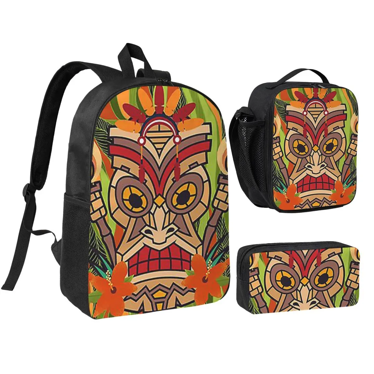 Ethnic Totems Of Indians Tiki Backpack Boys Girls BookBag School Bag Shoulder Bags 3ps Insulated Lunch Bag Pencil Case
Ethnic Totems Of Indians Tiki Backpack Boys Girls BookBag School Bag Shoulder Bags 3ps Insulated Lunch Bag Pencil Case