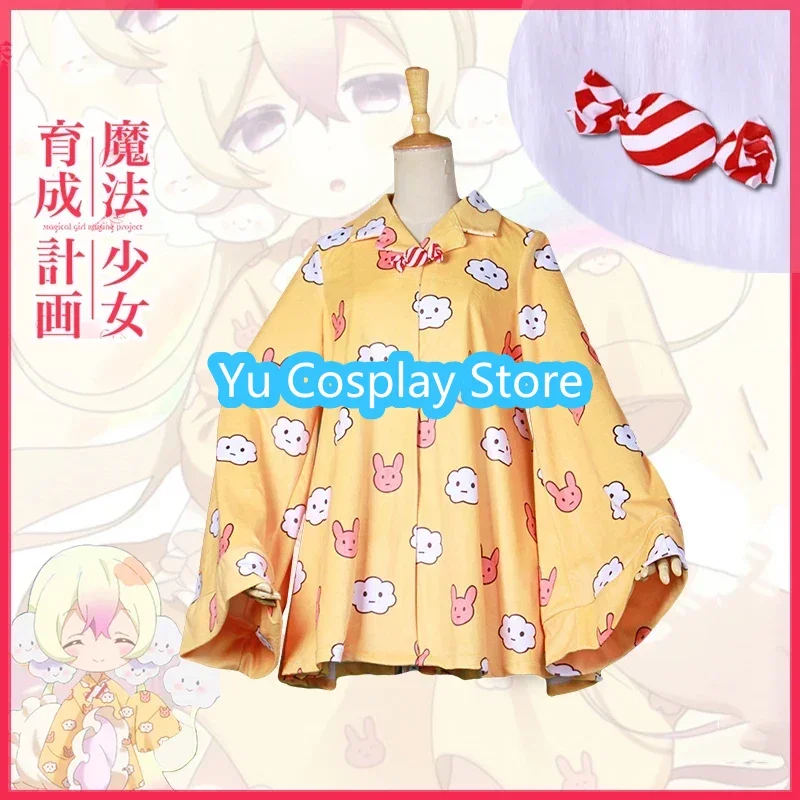 Japanese Anime Magical Girl Raising Project Cosplay Costumes Nemurin Women Pajamas Sleepwear Coat Nightdress Nightgown Outfit
Japanese Anime Magical Girl Raising Project Cosplay Costumes Nemurin Women Pajamas Sleepwear Coat Nightdress Nightgown Outfit