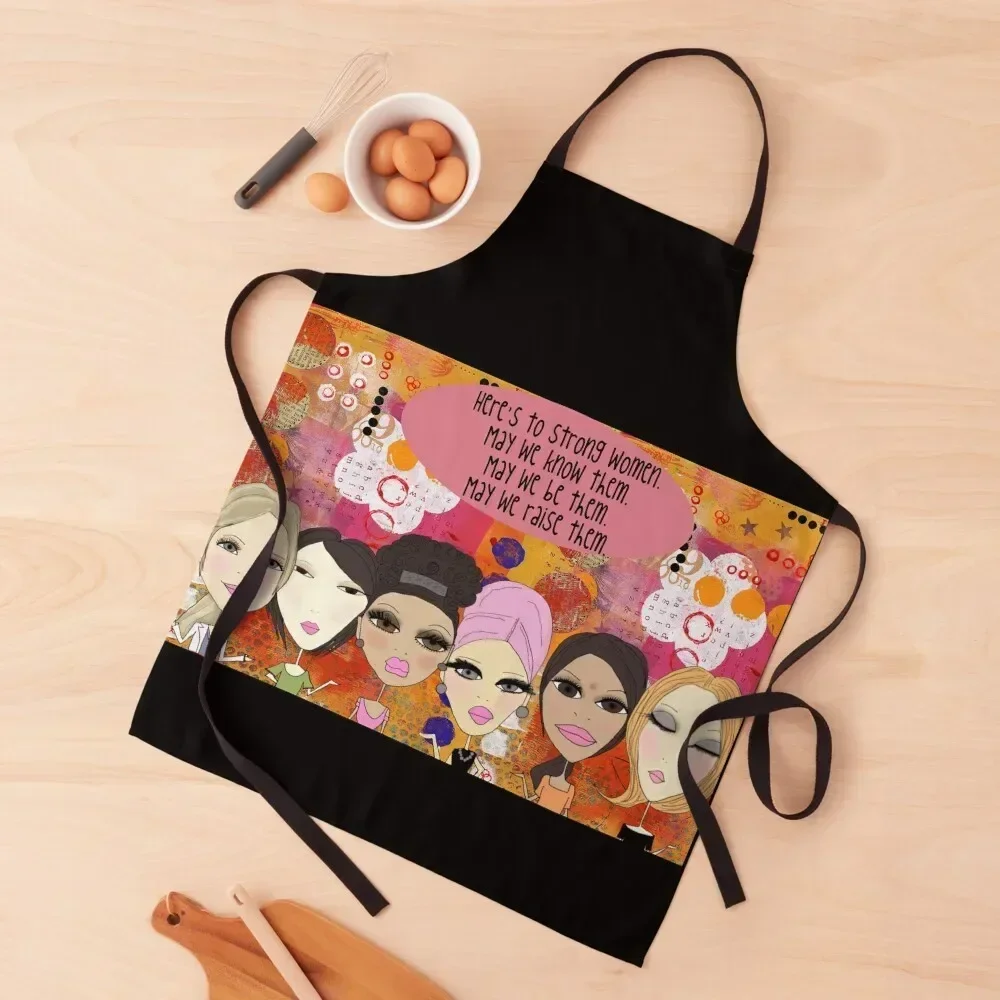 Here's to strong women. Apron nail tech supplies painting Kitchen For Man Women Kitchen Apron
Here's to strong women. Apron nail tech supplies painting Kitchen For Man Women Kitchen Apron