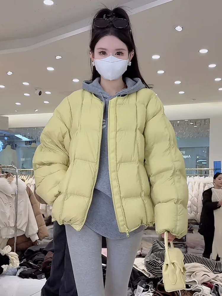 Fashionable Minimalist White Duck down Jacket Women's Pure Color Small Square Bread Style Commuter Style Korean Version Thick...
Fashionable Minimalist White Duck down Jacket Women's Pure Color Small Square Bread Style Commuter Style Korean Version Thick...