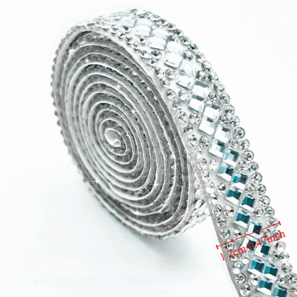 3 Yards Self Adhesive Rhinestone Strip Flexible Decorative Rhinestone Sticker DIY Decoration Shiny Rhinestone Tape Garment Trim
3 Yards Self Adhesive Rhinestone Strip Flexible Decorative Rhinestone Sticker DIY Decoration Shiny Rhinestone Tape Garment Trim