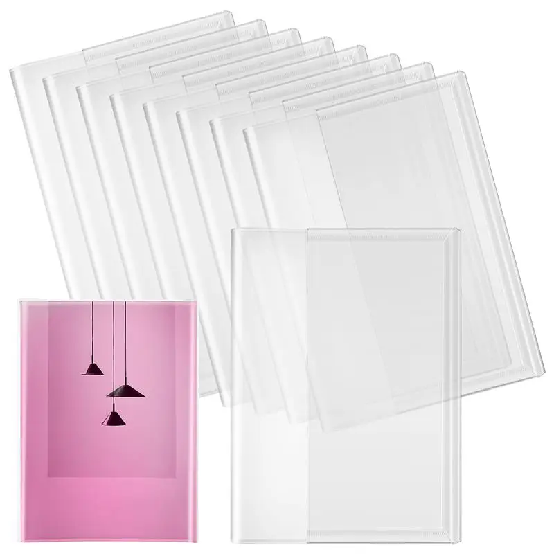 10pcs PVC Transparent Protective Sleeve 16k Book Cover Binder Notebook Cover Waterproof Fit for Most Planner Binder Scrapbooks
10pcs PVC Transparent Protective Sleeve 16k Book Cover Binder Notebook Cover Waterproof Fit for Most Planner Binder Scrapbooks