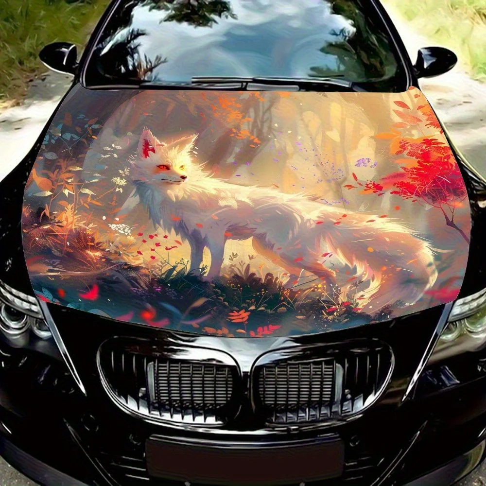 Magic White Fox Car Vinyl Wrap - Stunning Engine Hood Decal,Splash-Resistant PVC,Easy Removal,Fit For Cars,Self-adhesive,Waterpr
Magic White Fox Car Vinyl Wrap - Stunning Engine Hood Decal,Splash-Resistant PVC,Easy Removal,Fit For Cars,Self-adhesive,Waterpr