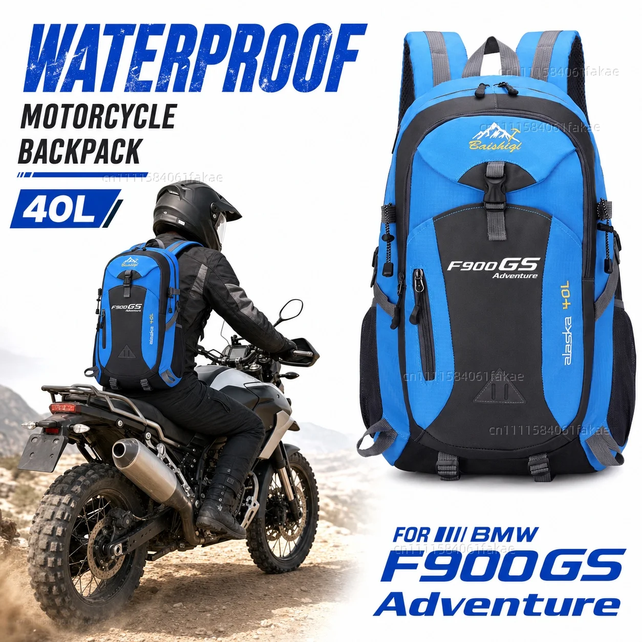FOR BMW F900GS Adventure 2020-2026 Motorcycle Backpack 40L Waterproof Travel Backpack Outdoor Hiking Camping Daypack
FOR BMW F900GS Adventure 2020-2026 Motorcycle Backpack 40L Waterproof Travel Backpack Outdoor Hiking Camping Daypack
