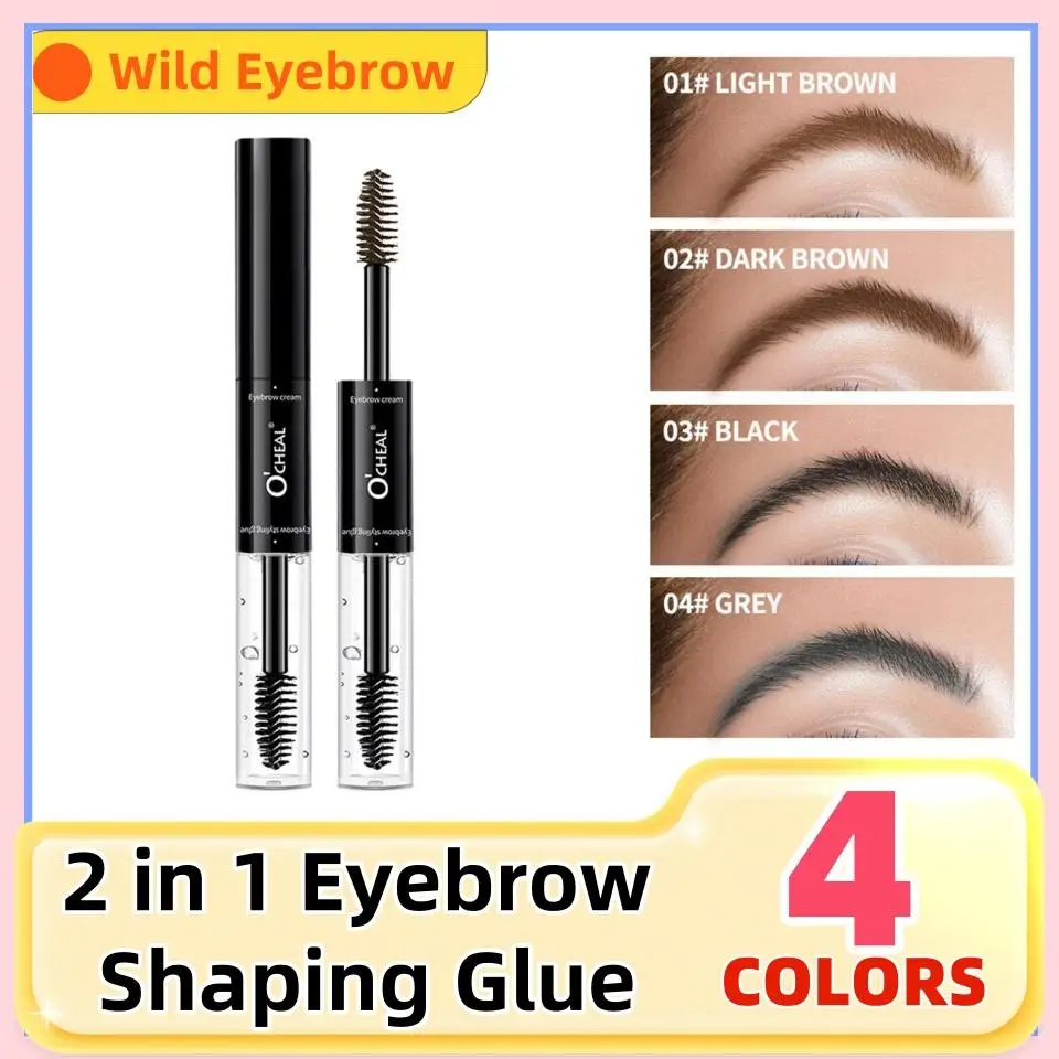 Wild Eyebrow Styling Dye Eyebrow Cream 2 in 1 Transparent Liquid Brow Setting Wax Waterproof Lasting Eyelash Brow Tint Cosmetics
Wild Eyebrow Styling Dye Eyebrow Cream 2 in 1 Transparent Liquid Brow Setting Wax Waterproof Lasting Eyelash Brow Tint Cosmetics