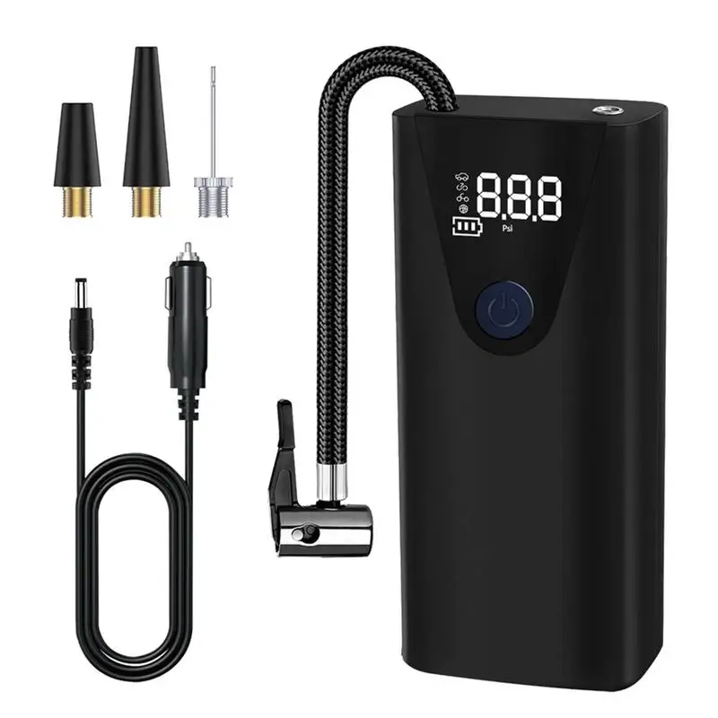 Wireless Car Air Pump Portable Auto Air Compressor Tire Inflator with LCD Digital Display Vehicle Rechargeable Inflatable Pump
Wireless Car Air Pump Portable Auto Air Compressor Tire Inflator with LCD Digital Display Vehicle Rechargeable Inflatable Pump