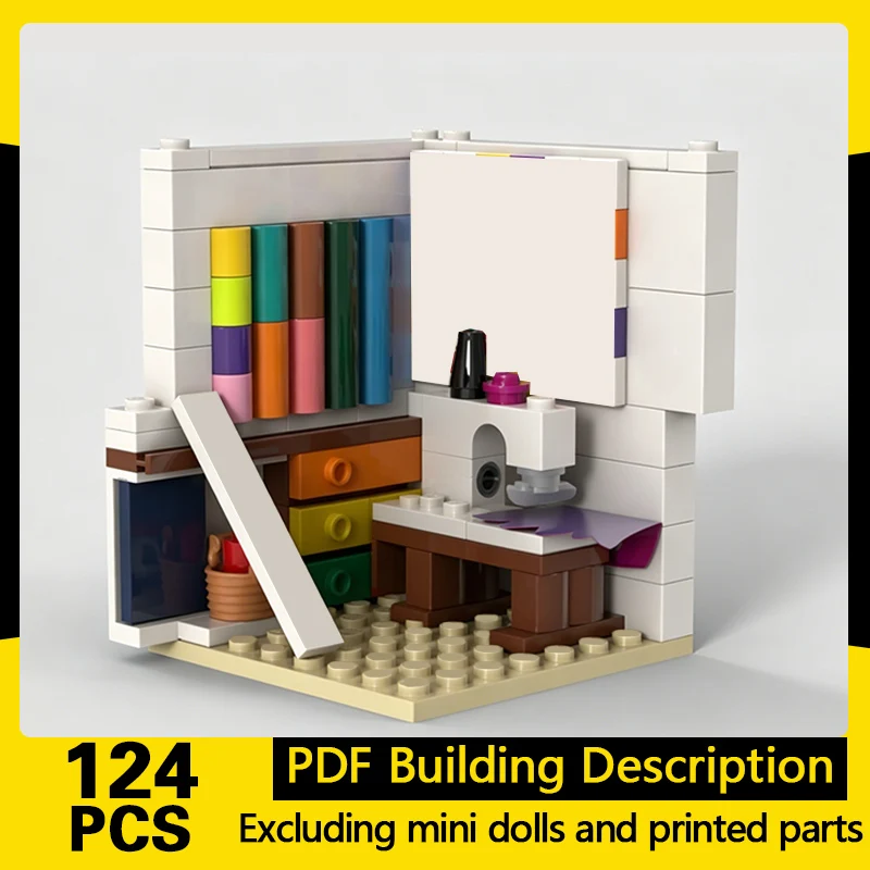 City Street View Model MOC Building Bricks Small Sewing Room Modular Technology Gifts Holiday Assemble Children Toys Suit
City Street View Model MOC Building Bricks Small Sewing Room Modular Technology Gifts Holiday Assemble Children Toys Suit