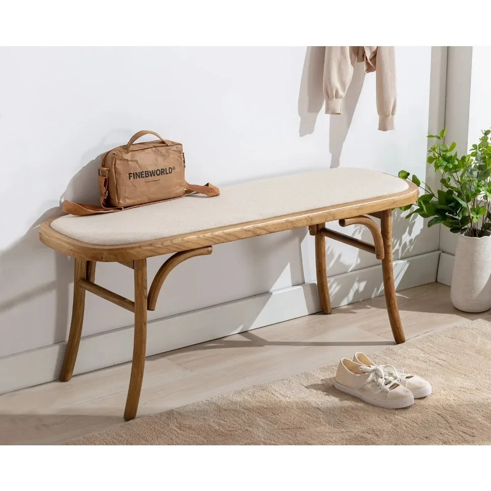 45" Farmhouse Wood Bench, End of Bed Bench for Dining Room Living Room, Linen Uphostered Bench
45" Farmhouse Wood Bench, End of Bed Bench for Dining Room Living Room, Linen Uphostered Bench