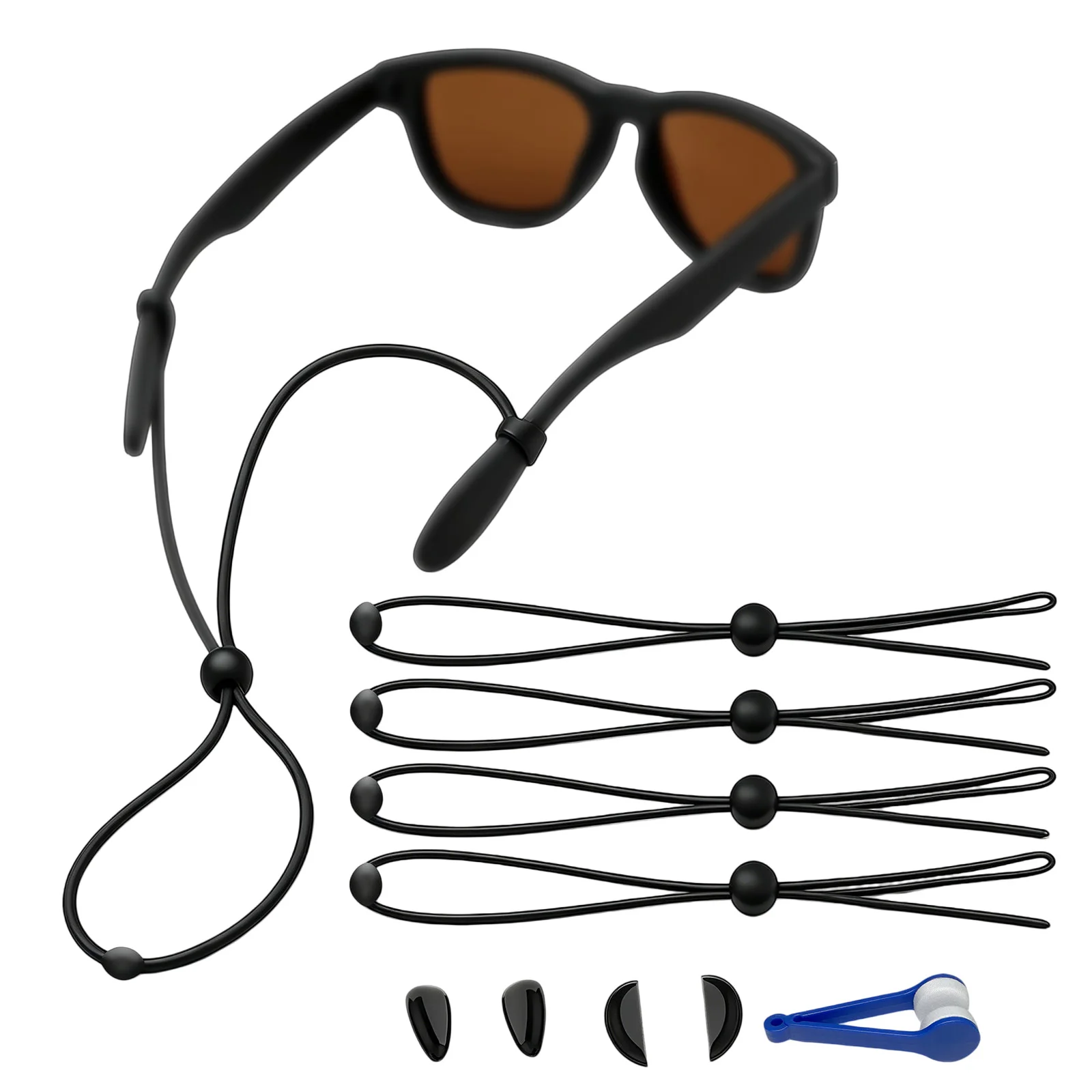 For Meta For RayBan Smart Glasses 4pcs Anti-Loss Silicone Lanyard Non-slip Elastic Silicone Rope Smart Glasses Eyeglasses Straps
For Meta For RayBan Smart Glasses 4pcs Anti-Loss Silicone Lanyard Non-slip Elastic Silicone Rope Smart Glasses Eyeglasses Straps