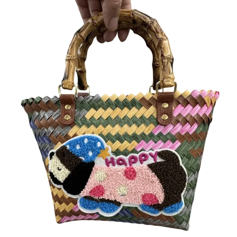 Retro Striped Dachshund Woven Bag Large Capacity Handbag Beach Bags for Women
Retro Striped Dachshund Woven Bag Large Capacity Handbag Beach Bags for Women