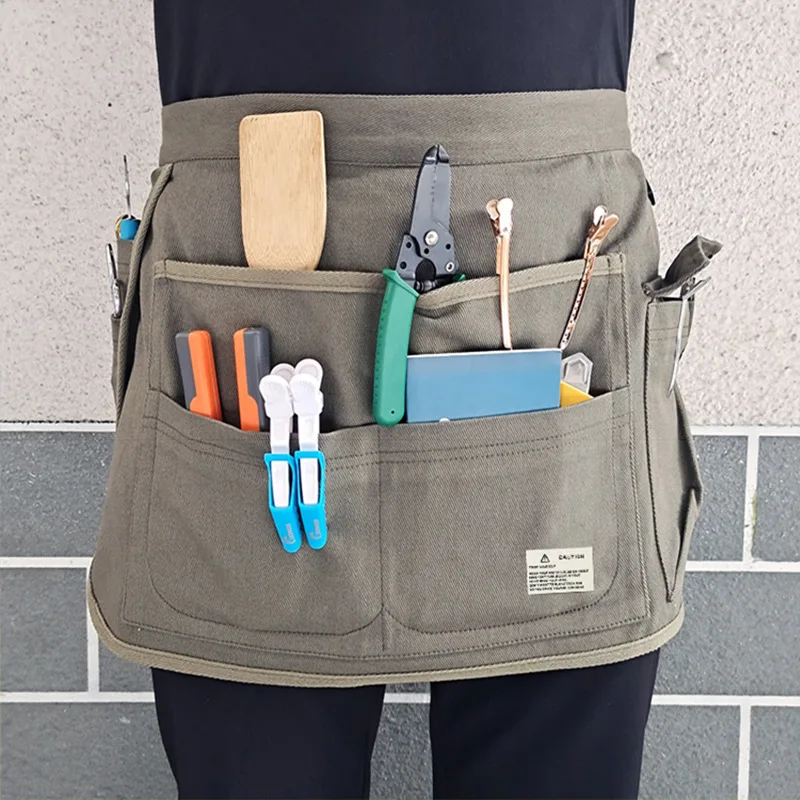 Short apron Multi pocket waist circumference Half body apron Horticultural Industry Tool Kit Versatile Tool Bag 1pc
Short apron Multi pocket waist circumference Half body apron Horticultural Industry Tool Kit Versatile Tool Bag 1pc