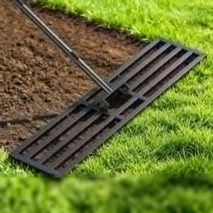 Lawn Leveling Rake 40x10 inch, Heavy Duty Reinforced Lawn Leveler Tool, Garden Landscape Rake with 77" Adjustable Handle, Yard
Lawn Leveling Rake 40x10 inch, Heavy Duty Reinforced Lawn Leveler Tool, Garden Landscape Rake with 77" Adjustable Handle, Yard