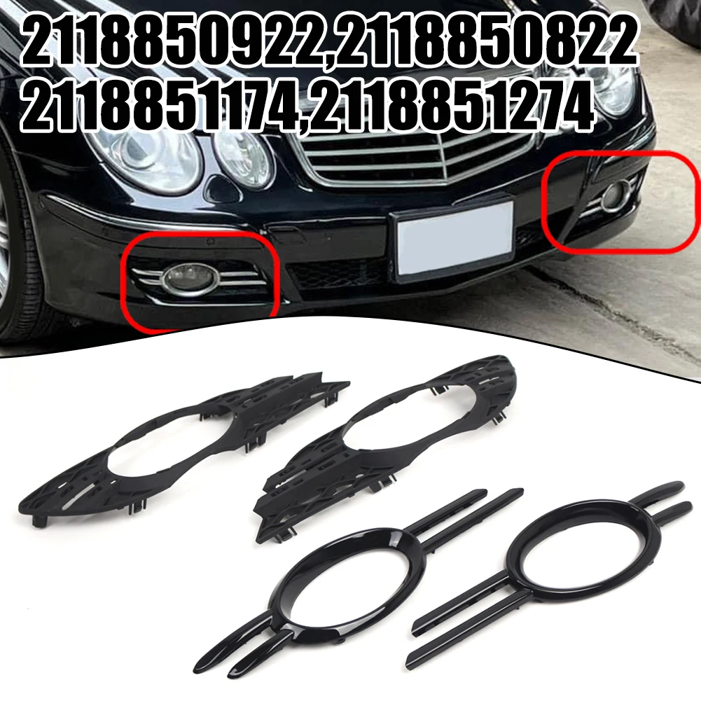 E Class W211 Front Bumper Chrome Fog Light Grill Covers (06 09) Construction and Quick Setup Process Available
E Class W211 Front Bumper Chrome Fog Light Grill Covers (06 09) Construction and Quick Setup Process Available