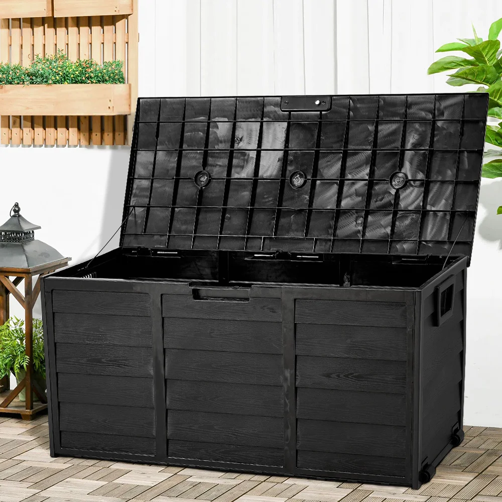1pc 290L Large Capacity Outdoor Garden Storage Box with Lockable Lid | Durable Plastic Rolling Wheels for Easy Mobility | Ideal
1pc 290L Large Capacity Outdoor Garden Storage Box with Lockable Lid | Durable Plastic Rolling Wheels for Easy Mobility | Ideal