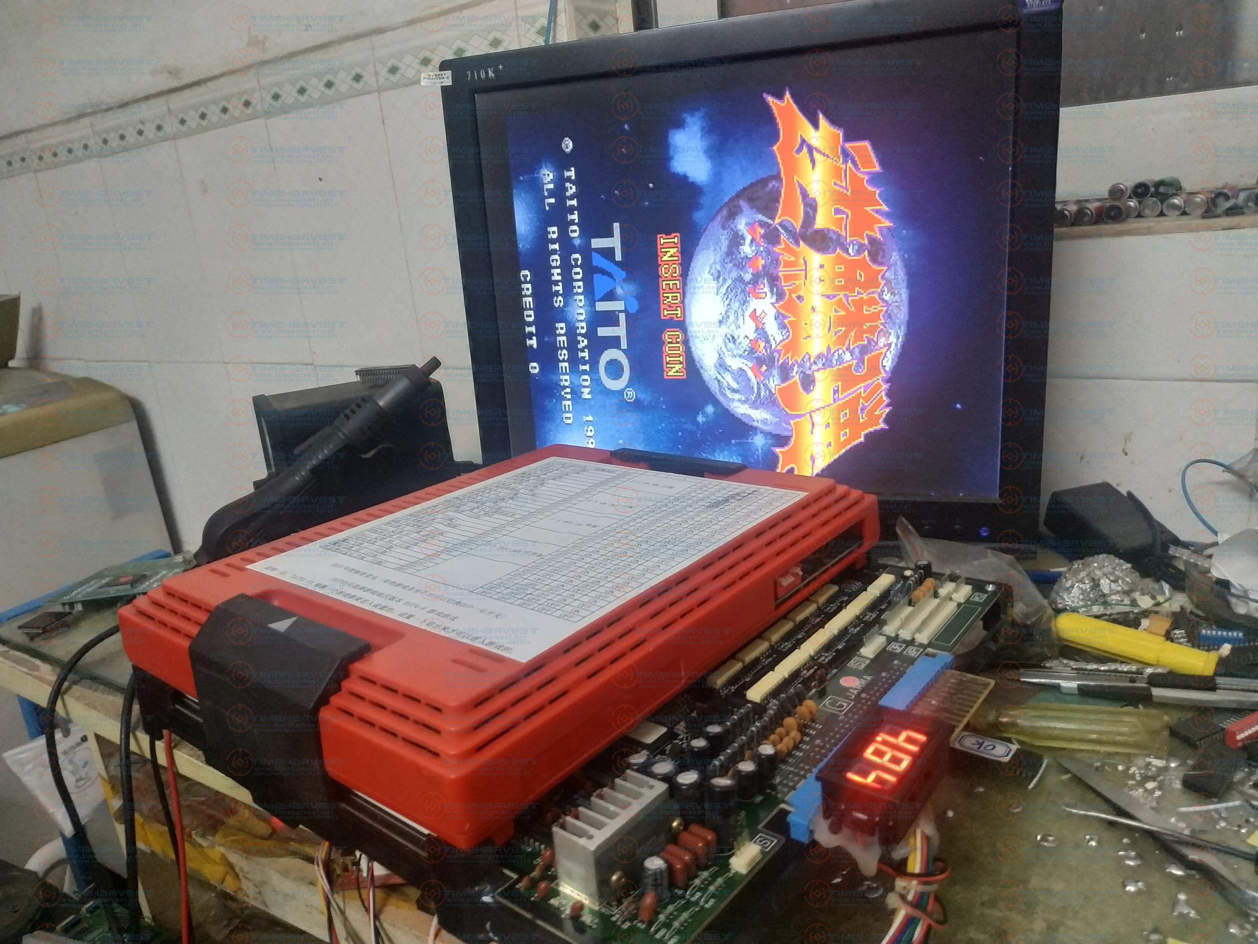 Second-hand Original Conversion Arcade Game Box 32 in 1 Motherboard with 32 Games Cosmic invader DX Lightning power Football
Second-hand Original Conversion Arcade Game Box 32 in 1 Motherboard with 32 Games Cosmic invader DX Lightning power Football