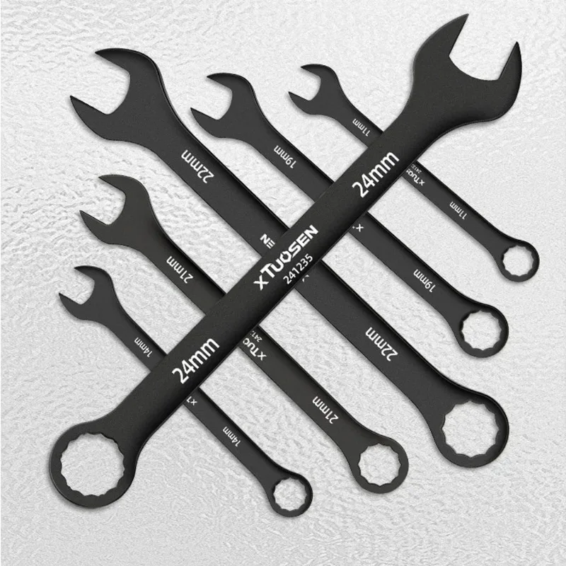 Combination Wrench Set Mini Plum Opening Ratchet Wrench Household Portable Manual Hardware Tool Suitable for Bicycle Car Repair 
Combination Wrench Set Mini Plum Opening Ratchet Wrench Household Portable Manual Hardware Tool Suitable for Bicycle Car Repair