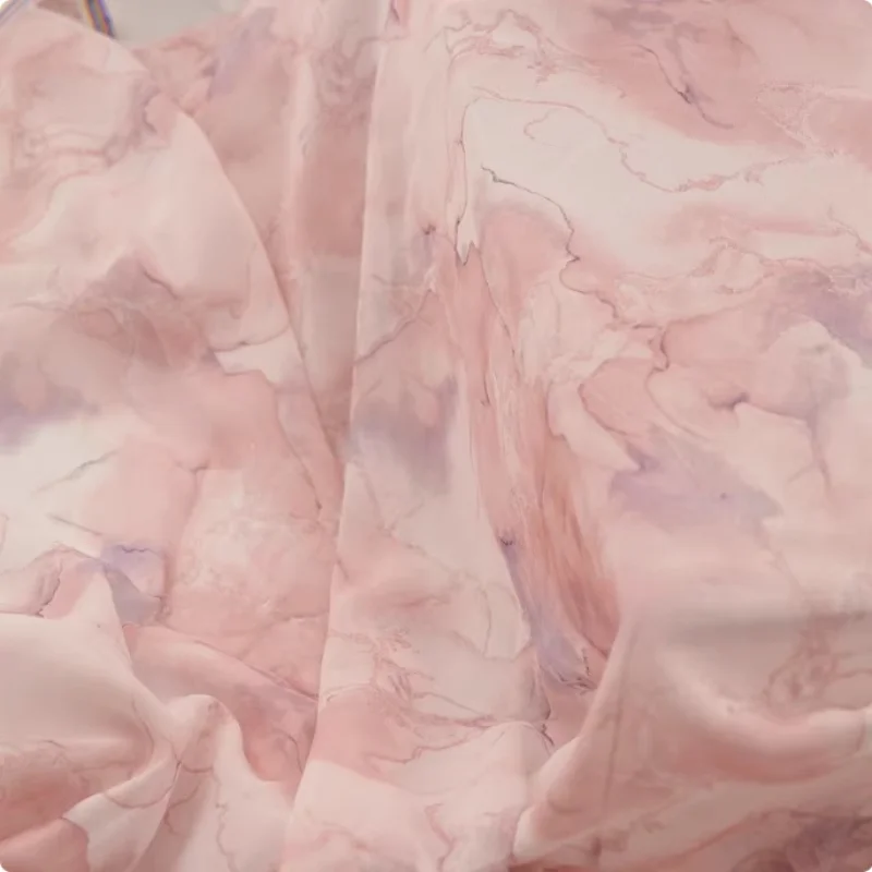 Pink Green Polyester Chiffon Translucent Printed Fabric Handmade DIY Clothing Fabric
Pink Green Polyester Chiffon Translucent Printed Fabric Handmade DIY Clothing Fabric