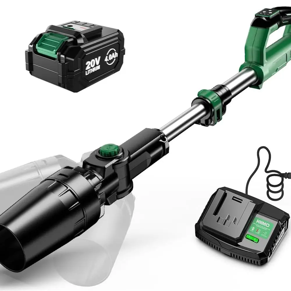 Leaf Blower for Gutters, 310000RPM, 37Inch Telescopic Pole, 750CFM 280MPH, 3 Speeds w/Smart Panel, Lightweight 2.5Lb, 4.0Ah
Leaf Blower for Gutters, 310000RPM, 37Inch Telescopic Pole, 750CFM 280MPH, 3 Speeds w/Smart Panel, Lightweight 2.5Lb, 4.0Ah