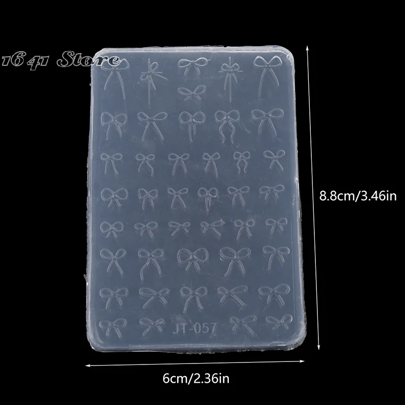 (NEW)Bowknot Mold 3D Carving Stamping Plates Manicure Art Decorations DIY Design Silicone Nail Art Mold Template For Nail Charms
(NEW)Bowknot Mold 3D Carving Stamping Plates Manicure Art Decorations DIY Design Silicone Nail Art Mold Template For Nail Charms