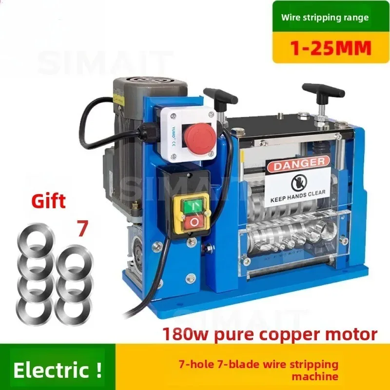 180W/370W/750W Wire Stripping Machine, Scrap Copper Wire Household Automatic Copper Wire Stripping Machine
180W/370W/750W Wire Stripping Machine, Scrap Copper Wire Household Automatic Copper Wire Stripping Machine