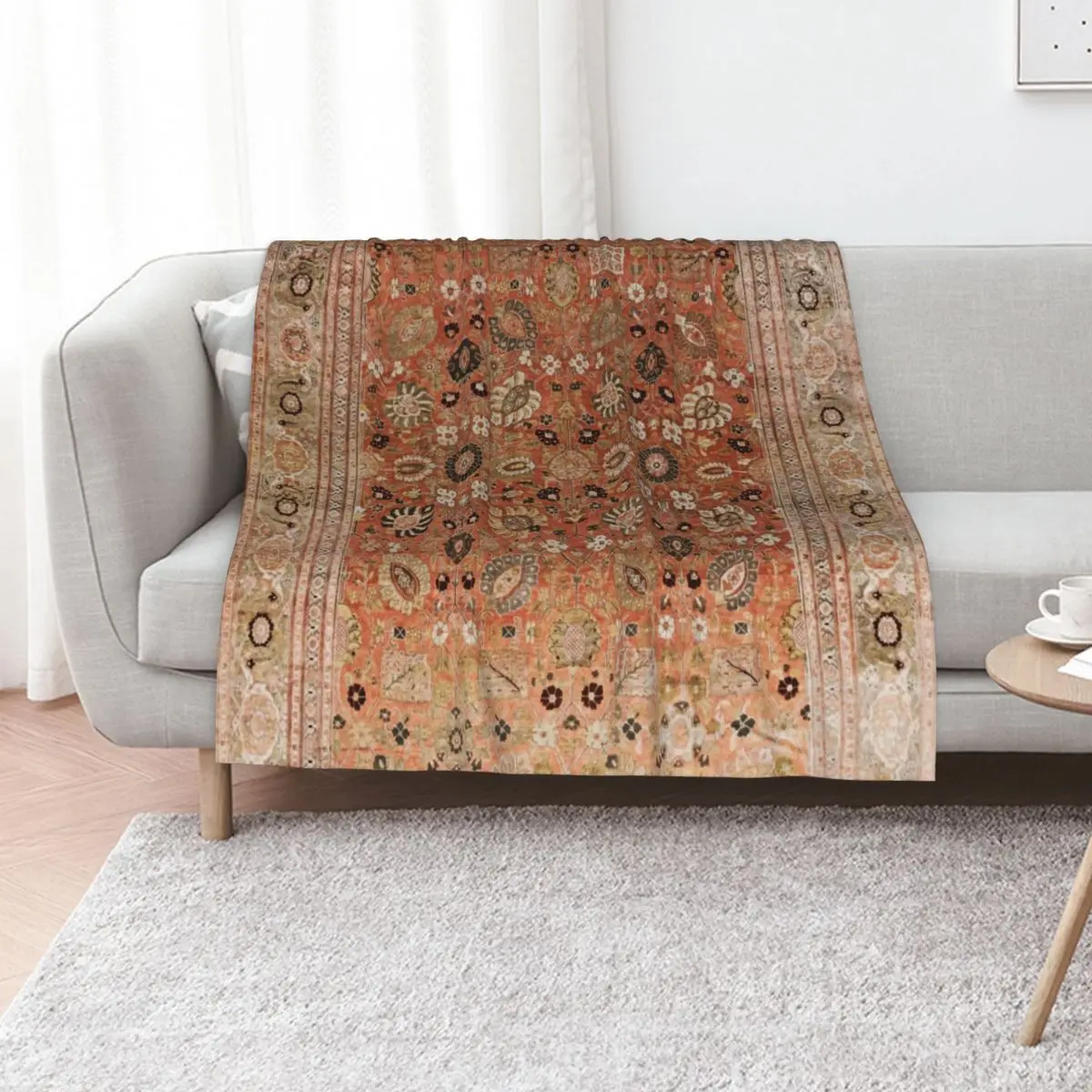 Antique Tabriz Persian Rug Print Throw Blanket Faux Fur Soft Warm Blanket for Bed
Antique Tabriz Persian Rug Print Throw Blanket Faux Fur Soft Warm Blanket for Bed