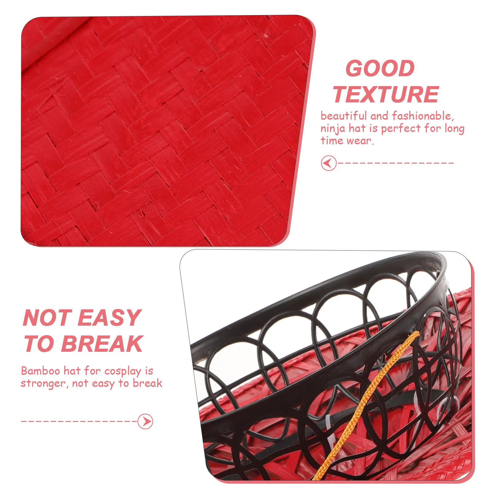 Бамбуковая японская коническая шляпа ниндзя для косплея для вечеринки, сценического выступления, защита от солнца, декоративная азиатская шляпа, легкая регулируемая
Бамбуковая японская коническая шляпа ниндзя для косплея для вечеринки, сценического выступления, защита от солнца, декоративная азиатская шляпа, легкая регулируемая