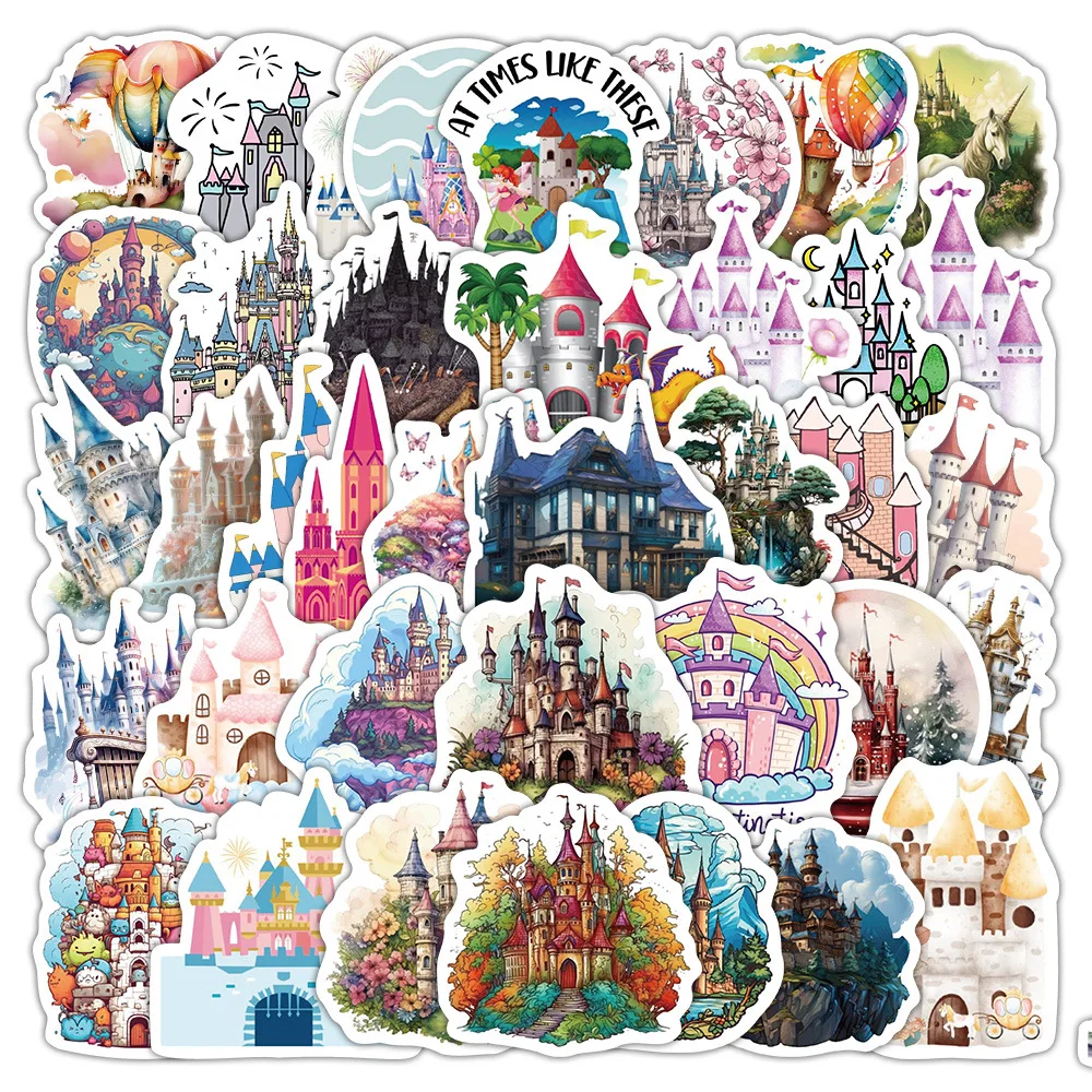 10/60PC Castle Architecture Creative Stickers Cartoon Decals DIY Decoration Notebook Mobile Guitar Suitcase Graffiti Child Toy
10/60PC Castle Architecture Creative Stickers Cartoon Decals DIY Decoration Notebook Mobile Guitar Suitcase Graffiti Child Toy