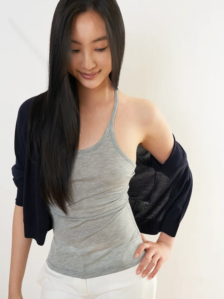 Self-ideology Silk Wool Bal Cross Strap Vest Women's Original Design Summer Faion Inner Wear Regular Fit
Self-ideology Silk Wool Bal Cross Strap Vest Women's Original Design Summer Faion Inner Wear Regular Fit