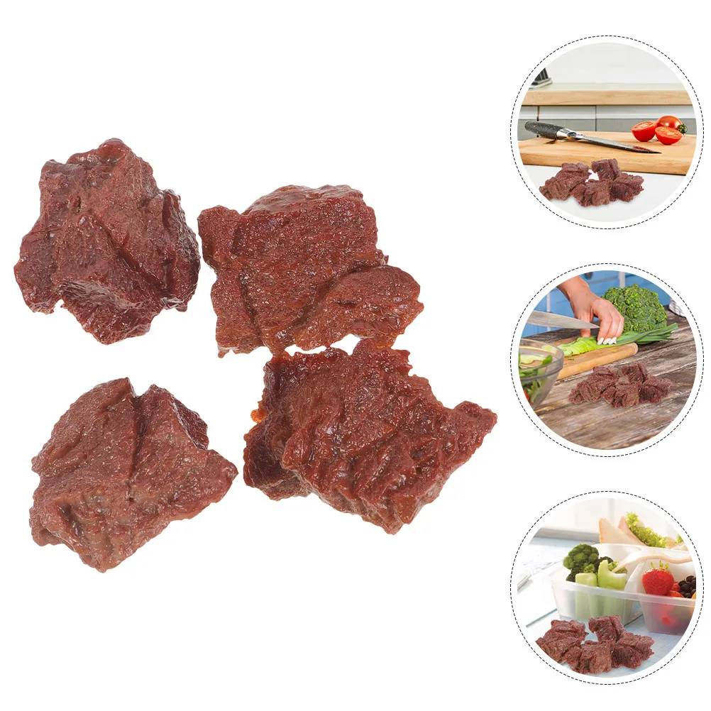 4Pcs Artificial Beef Steak Simulation Display Decorative Fake Cooked Meat Prop for Photography Restaurant Kitchen Decoration
4Pcs Artificial Beef Steak Simulation Display Decorative Fake Cooked Meat Prop for Photography Restaurant Kitchen Decoration