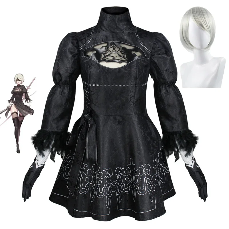 Nier Automata Cosplay Costume Yorha 2B sexy Outfit Games Suit Women Role Play Costumes Girls Halloween Party Fancy Dress
Nier Automata Cosplay Costume Yorha 2B sexy Outfit Games Suit Women Role Play Costumes Girls Halloween Party Fancy Dress