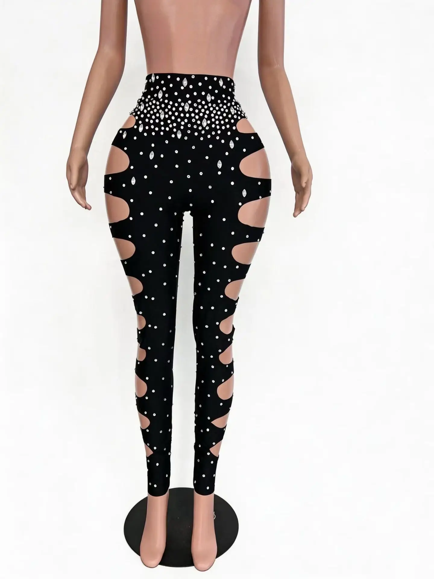 Sparkly Rhinestones Long Sleeve Jumpsuit for Women Sexy Hollow Out Celebrate Party Birthday Outfit Dancer Singer Show Stage Wear
Sparkly Rhinestones Long Sleeve Jumpsuit for Women Sexy Hollow Out Celebrate Party Birthday Outfit Dancer Singer Show Stage Wear