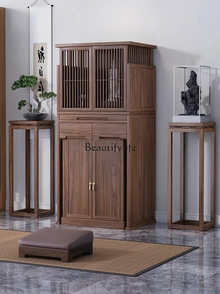 FGNicchia buddista nuovo armadio verticale cinese porta nascosta combinazione in legno massello casa moderna semplice dio della 
FGNicchia buddista nuovo armadio verticale cinese porta nascosta combinazione in legno massello casa moderna semplice dio della