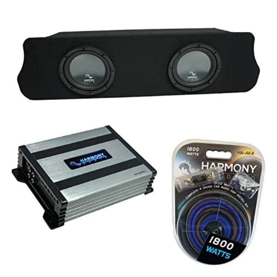Car audio subwoofer enclosure for 1994-2004 Ford Mustang Coupe: dual 10-inch MDF box in black with high-power handling and amp
Car audio subwoofer enclosure for 1994-2004 Ford Mustang Coupe: dual 10-inch MDF box in black with high-power handling and amp