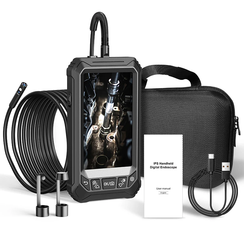 Snake Camera Endoscope Diagnostic Tools Mini Camera Dual Side View Lens Borescope Sewer Inspection Camera
Snake Camera Endoscope Diagnostic Tools Mini Camera Dual Side View Lens Borescope Sewer Inspection Camera