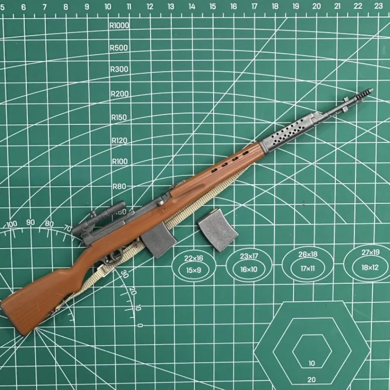 1/6 Scale SVT-40 Semi-Auto Rifle Model for 12" Soldier Action Figure WWII Soviet Army Battle Rifle Accessory Collectible Toys
1/6 Scale SVT-40 Semi-Auto Rifle Model for 12" Soldier Action Figure WWII Soviet Army Battle Rifle Accessory Collectible Toys