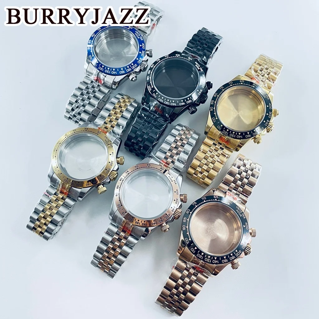 40mm VK63 Daytona Men's Watch Steel Case Quartz Movement Compatible with VK63 VK64 Watch Accessories Fits 20mm Strap
40mm VK63 Daytona Men's Watch Steel Case Quartz Movement Compatible with VK63 VK64 Watch Accessories Fits 20mm Strap