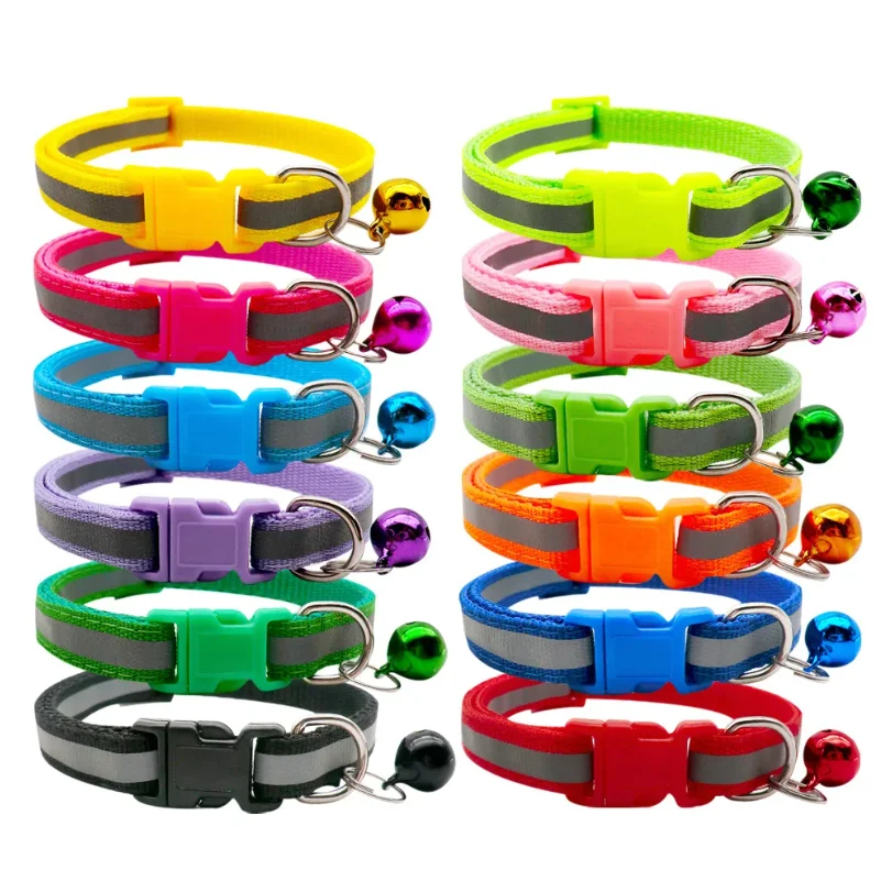 Wholesale 24Pcs Colorful Pet Supplies Dog Collar Cat Necklace For ID Tag Reflective Print Adjustable Collar With Bell Pet Collar
Wholesale 24Pcs Colorful Pet Supplies Dog Collar Cat Necklace For ID Tag Reflective Print Adjustable Collar With Bell Pet Collar