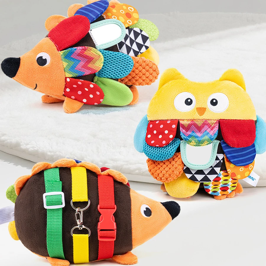 Милый ежик, сова, мягкая плюшевая детская сенсорная игрушка на животе с детскими зубами, игрушка для развития, подходящая для новорожденных
Милый ежик, сова, мягкая плюшевая детская сенсорная игрушка на животе с детскими зубами, игрушка для развития, подходящая для новорожденных