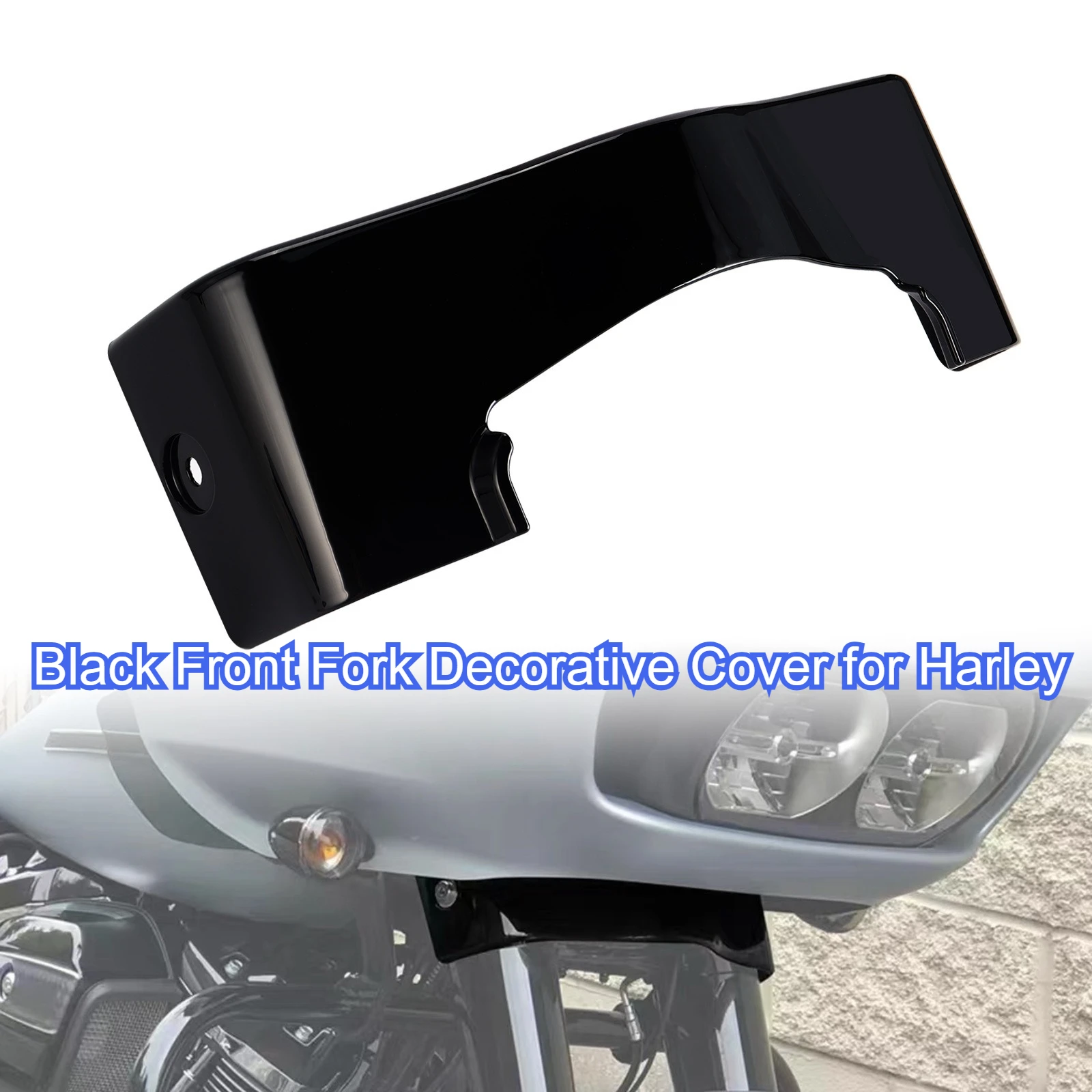 Black Front Fork Decorative Cover for Harley Road Glide 2014-2023, Motorcycle Blackout Decorative Trim
Black Front Fork Decorative Cover for Harley Road Glide 2014-2023, Motorcycle Blackout Decorative Trim