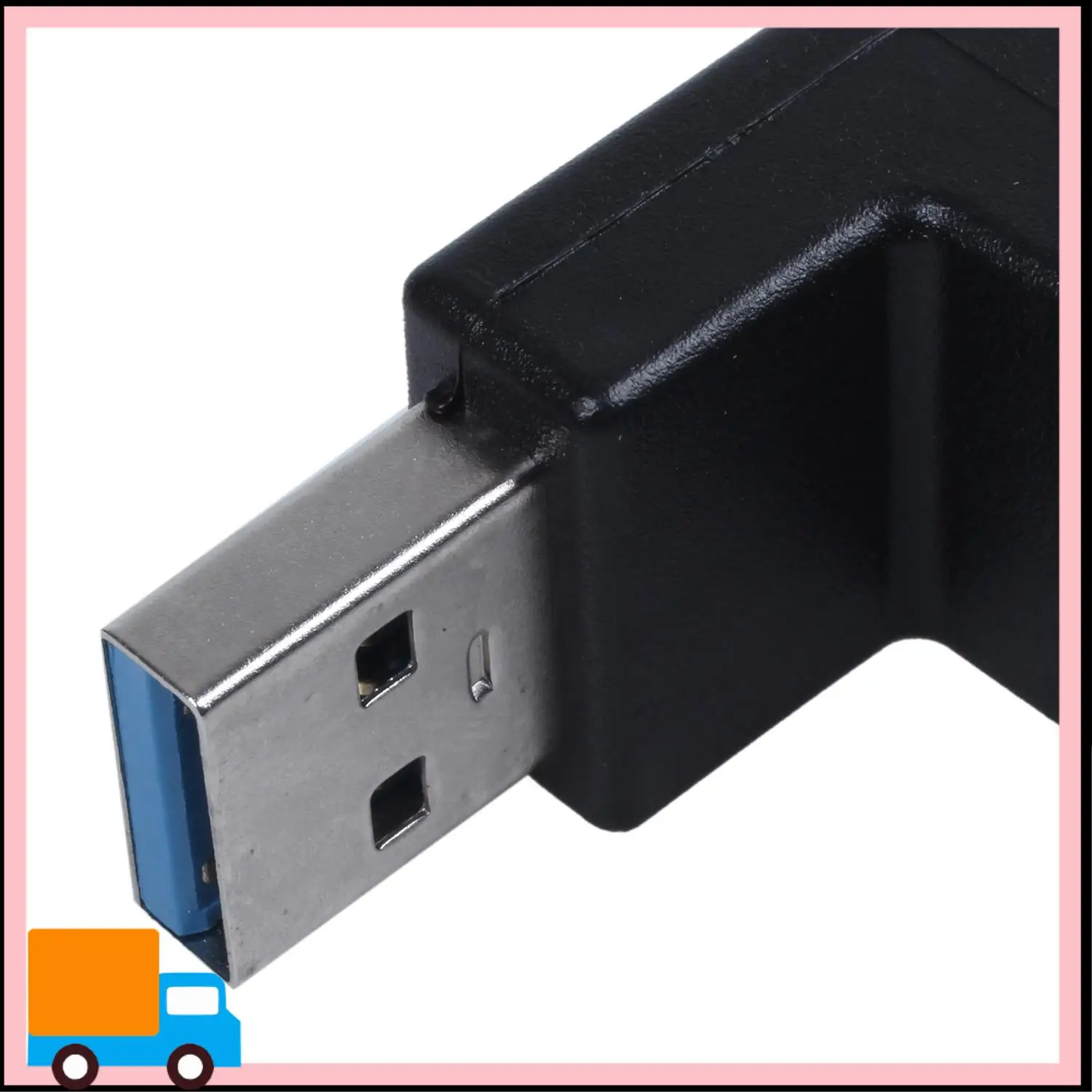 Professional 90 Degree USB 3.0 A Male To Female M/F Plug Adapter Connector Black
Professional 90 Degree USB 3.0 A Male To Female M/F Plug Adapter Connector Black