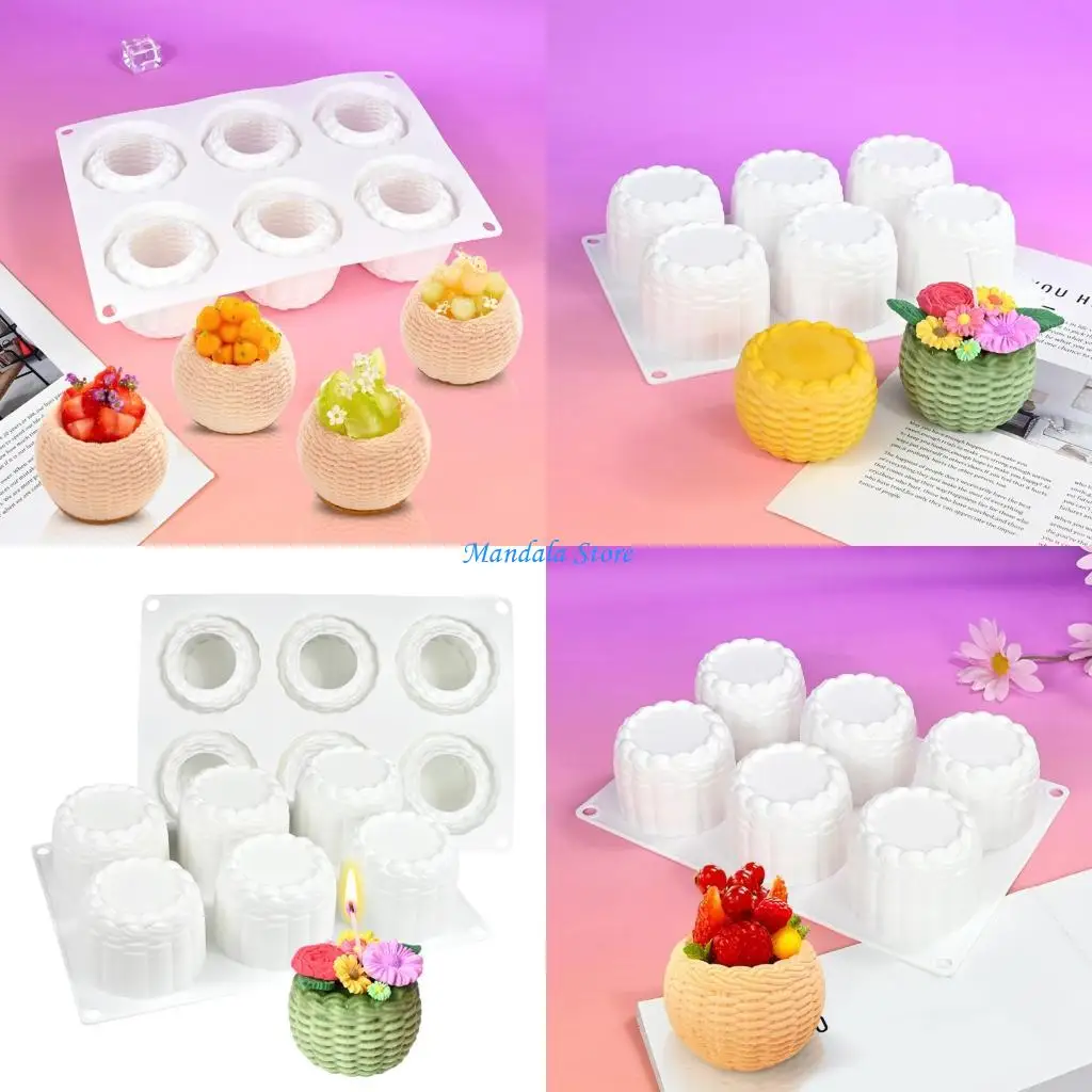 U2JC Heat Resistant Silicone Baking Tray With Flower Basket Texture For Dessert Making
U2JC Heat Resistant Silicone Baking Tray With Flower Basket Texture For Dessert Making