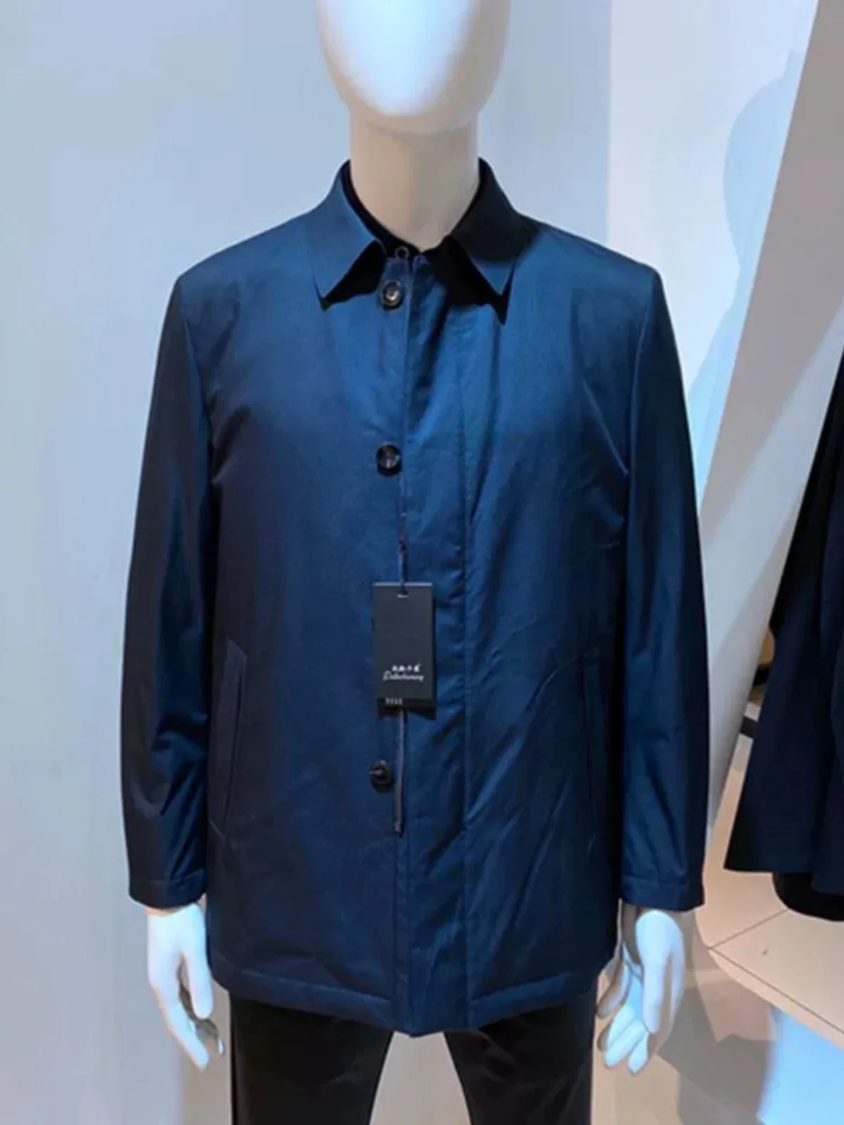 Busin Casual Thin Men's down Jaet k Blue 90% down Polyester Fiber Eco-Friendly Warm Windproof Long Sve Zipper Closure
Busin Casual Thin Men's down Jaet k Blue 90% down Polyester Fiber Eco-Friendly Warm Windproof Long Sve Zipper Closure