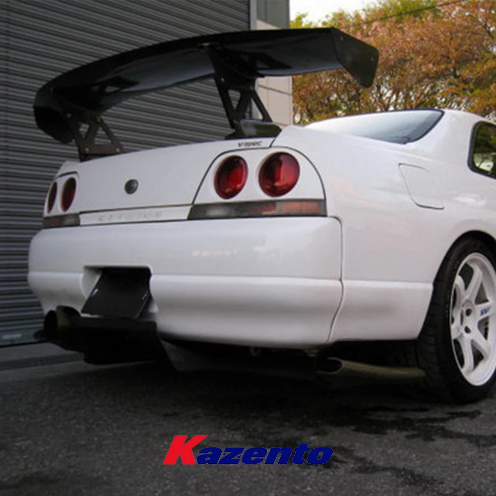 For Nissan Skyline R33 GTR TS Style Body Parts Kit Unpainted FRP Rear Diffuser With Metal Fitting