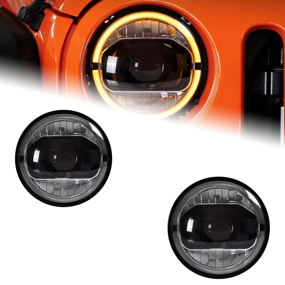 AKD Head Lamp for Jeep Wrangler LED Headlight 2018-2021 Headlights Wrangler DRL Turn Signal High Beam Angel Eye Projector Lens
AKD Head Lamp for Jeep Wrangler LED Headlight 2018-2021 Headlights Wrangler DRL Turn Signal High Beam Angel Eye Projector Lens