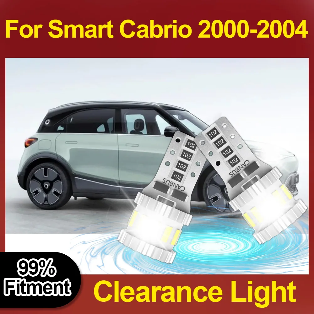 6W T10 LED Clearance Light 12V Plug And Play 6000K Super Bright Canbus No Error CSP For Smart Cabrio 2000 2001 2002 2003 2004
6W T10 LED Clearance Light 12V Plug And Play 6000K Super Bright Canbus No Error CSP For Smart Cabrio 2000 2001 2002 2003 2004